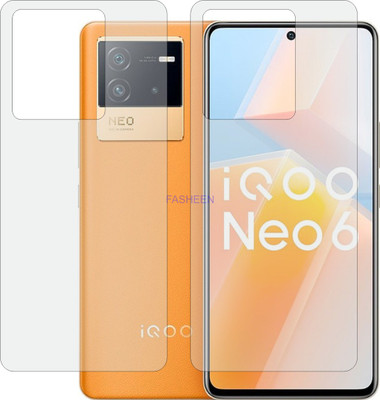 Fasheen Back Screen Guard for VIVO IQOO NEO 6 (Matte Finish)(Pack of 2)