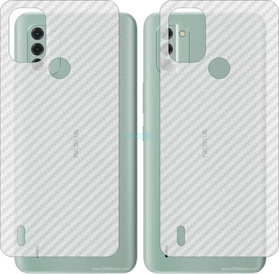 ZINGTEL Back Screen Guard for NOKIA C 31 (3D Carbon Fiber Finish)(Pack of 2)