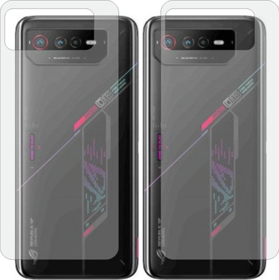 ZINGTEL Back Screen Guard for ASUS ROGPHONE 6D ULTIMATE (Matte Finish)(Pack of 2)