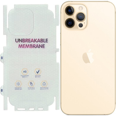 yuvu77 Back Screen Guard for Apple iPhone 12 Pro Max, Membrane 360 coverage(Pack of 1)