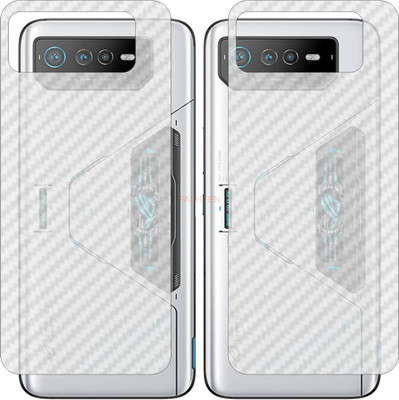 Fasheen Back Screen Guard for ASUS ROG PHONE 6 PRO (3D Carbon Fiber Finish)(Pack of 2)