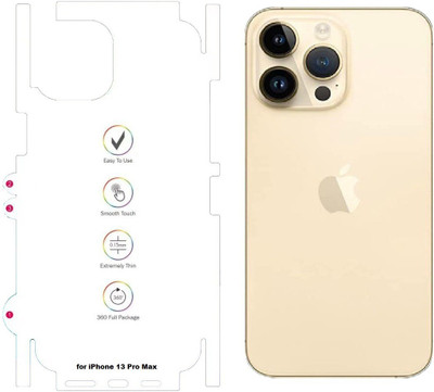 A3sprime Back Screen Guard for Apple iPhone 13 Pro Max, [Unbreakable Soft Transparent Back Side Protector](Pack of 1)
