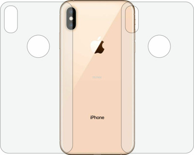 TELTREK Back Screen Guard for APPLE IPHONE XS MAX (Matte Finish)(Pack of 2)