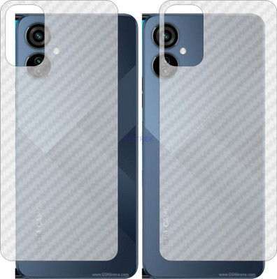 TELTREK Back Screen Guard for TECNO CAMON 19 NEO (3D Carbon Fiber Finish)(Pack of 2)