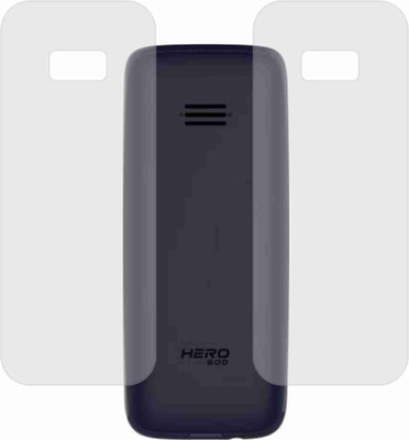 MOBART Back Screen Guard for LAVA HERO 600 PLUS (Matte Finish)(Pack of 2)