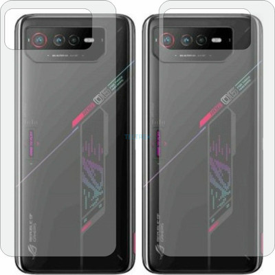 TELTREK Back Screen Guard for ASUS ROG PHONE 6D (Matte Finish)(Pack of 2)