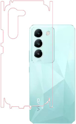 KARTRAY Back Screen Guard for Vivo T3 5G, Clear With Sides(Pack of 1)