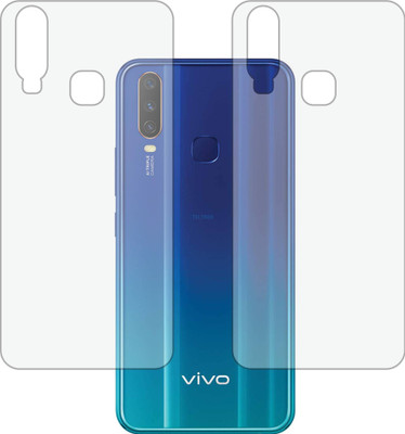 TELTREK Back Screen Guard for VIVO Y15 2019 (Matte Finish)(Pack of 2)