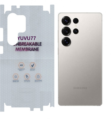 YUVUMCARE Back Screen Guard for SAMSUNG Galaxy S25 Ultra 5G, Membrane 360 coverage(Pack of 1)