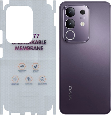 yuvu77 Back Screen Guard for vivo T4x 5G, Membrane 360 coverage, unbreakable membrane(Pack of 1)