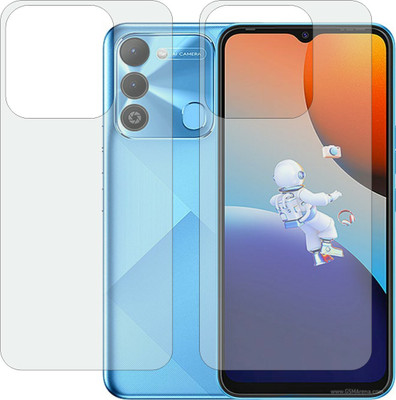 ZINGTEL Back Screen Guard for TECNO SPARK 9 KG5p (Matte Finish)(Pack of 2)