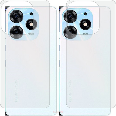 Fasheen Back Screen Guard for TECNO SPARK 10 PRO Ki7 (Matte Finish)(Pack of 2)