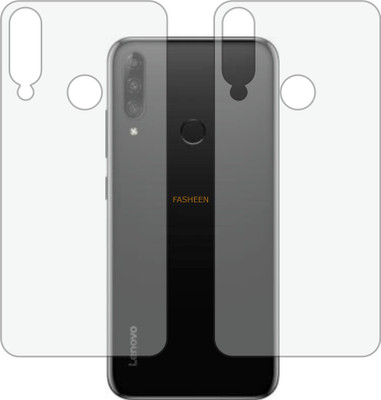 Fasheen Back Screen Guard for LENOVO K10 PLUS (Matte Finish)(Pack of 2)