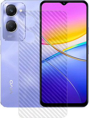 MUTAALI Back Screen Guard for vivo Y37 5G Back Carbon Fiber Skin with camera lens(Pack of 1)