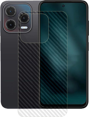SOMTONE Back Screen Guard for Lava Bold N1 Pro 4G Back Carbon fiber Screen Protector | Anti-Scratch | Edge to Edge Full Coverage | Screen Guard(Pack of 1)