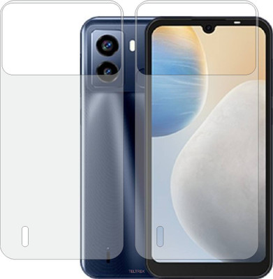 TELTREK Back Screen Guard for TECNO POP 6 (Matte Finish)(Pack of 2)