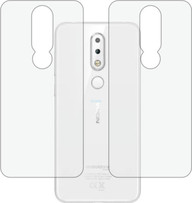 TELTREK Back Screen Guard for NOKIA X6 (6.1PLUS) (Matte Finish)(Pack of 2)