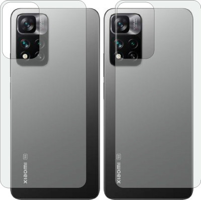 MOBART Back Screen Guard for XIAOMI 11I HYPERCHARGE (Matte Finish)(Pack of 2)