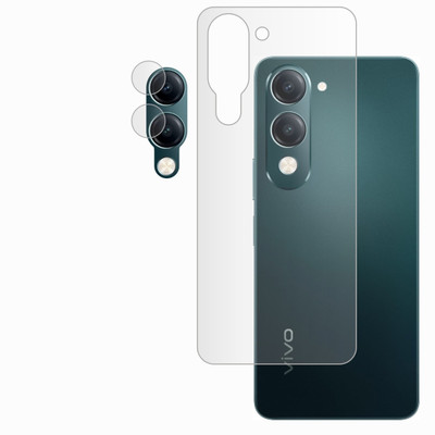 Vatsin Back Screen Guard for iQOO Z10 Lite, iQOO Z10 Lite [With Rear Camera Lens Guard](Pack of 2)