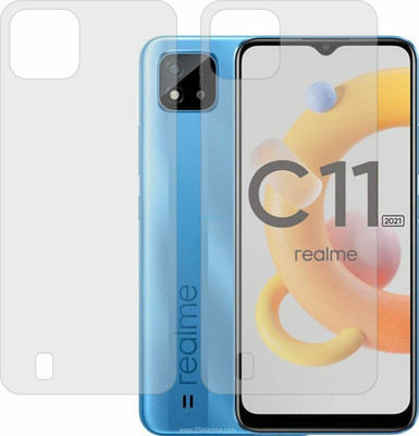 TELTREK Back Screen Guard for REALME C11 (2021) RMX3231 (Matte Finish)(Pack of 2)