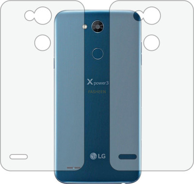 Fasheen Back Screen Guard for LG X POWER 3 (Matte Finish)(Pack of 2)
