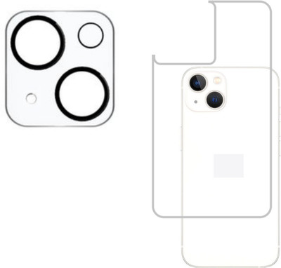 Tech Konnect Back Screen Guard for iPhone 13, iPhone 13 Back Protective Film with Transparent Camera Glass(Pack of 2)