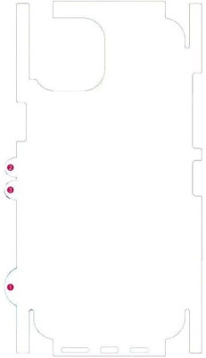 BRENZZ Back Screen Guard for Apple iPhone 13 Pro, iPhone 13 Pro, (FULL)(Pack of 1)