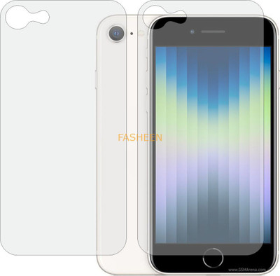 Fasheen Back Screen Guard for APPLE IPHONE SE 2022 (Matte Finish)(Pack of 2)