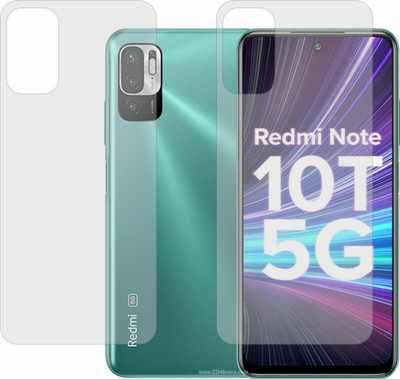Fasheen Back Screen Guard for XIAOMI NOTE 10T 5G M2007J3SY (Matte Finish)(Pack of 2)