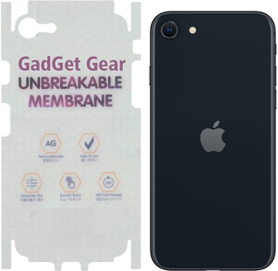 yuvu77 Back Screen Guard for Apple iPhone SE, Membrane with 360 coverage, (2020), (2022)(Pack of 1)
