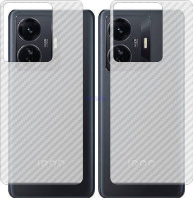 ZINGTEL Back Screen Guard for VIVO IQOO Z6 PRO (3D Carbon Fiber Finish)(Pack of 2)