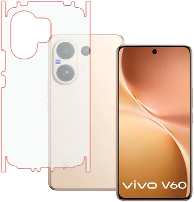 KARTRAY Back Screen Guard for Vivo V60 5G, Back Screen Guard with Sides, Matte Finish(Pack of 1)
