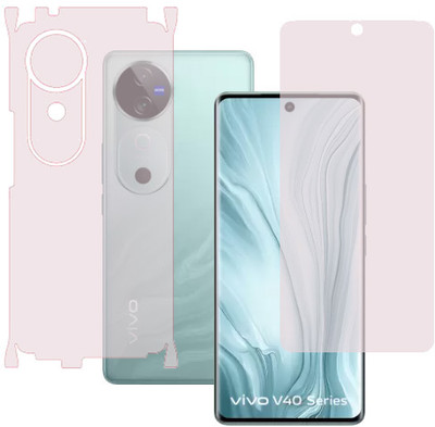 ECMERED Front and Back Screen Guard for Vivo V40 5G(Pack of 1)