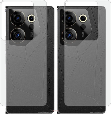 TELTREK Back Screen Guard for TECNO CK9n (Matte Finish)(Pack of 2)