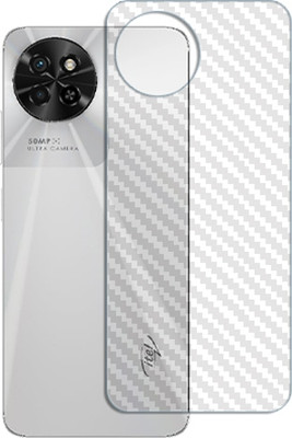 SOMTONE Back Screen Guard for Itel S23 Back CARBON FIBER SKIN(Pack of 1)