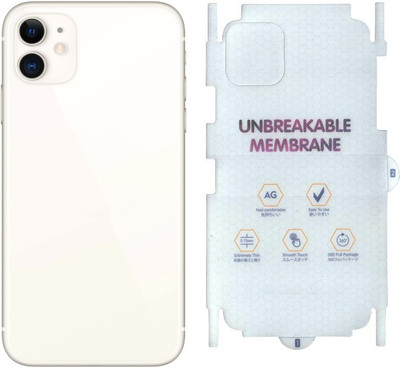 ONCRAVES Back Screen Guard for Apple iPhone 12 | Glossy Unbreakable Membrane.(Pack of 1)