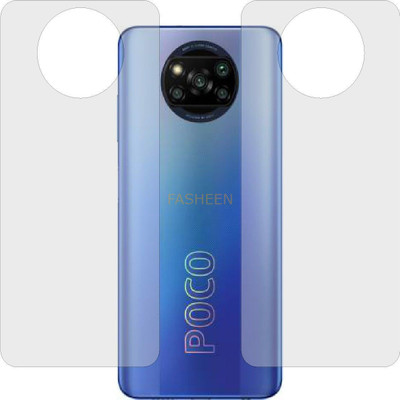 Fasheen Back Screen Guard for POCO X3 PRO M2102J20SG (Matte Finish)(Pack of 2)