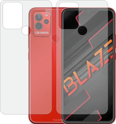Fasheen Back Screen Guard for LAVA BLAZE (Matte Finish)(Pack of 2)