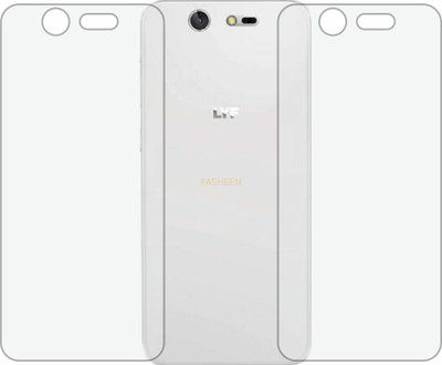 Fasheen Back Screen Guard for LYF EARTH 2 (Matte Finish)(Pack of 2)