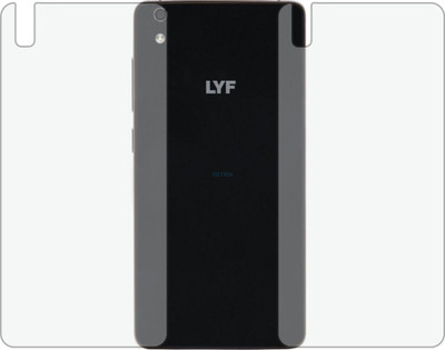 TELTREK Back Screen Guard for LYF WATER F1 (Matte Finish)(Pack of 2)