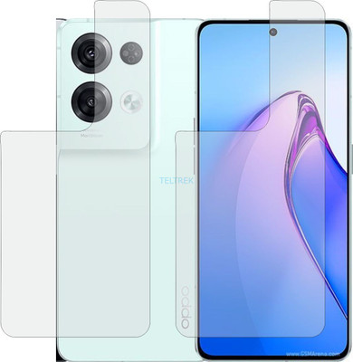 TELTREK Back Screen Guard for OPPO RENO 8 PRO (Matte Finish)(Pack of 2)