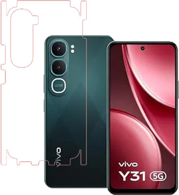 VAYUVAULT Back Screen Guard for vivo Y31, Back Screen Guard Glossy finish, Back Screen Guard With Side(Pack of 1)