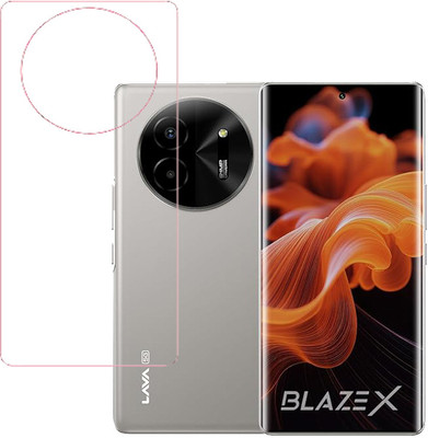 KARTRAY Back Screen Guard for Lava Blaze X 5G, Clear(Pack of 1)