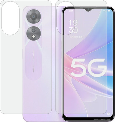 ZINGTEL Back Screen Guard for OPPO A78 CPH2495 (Matte Finish)(Pack of 2)