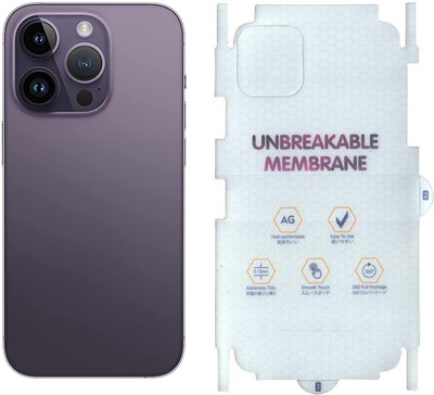 ONCRAVES Back Screen Guard for Apple iPhone 14 Pro Max | Matte Unbreakable Membrane.(Pack of 1)