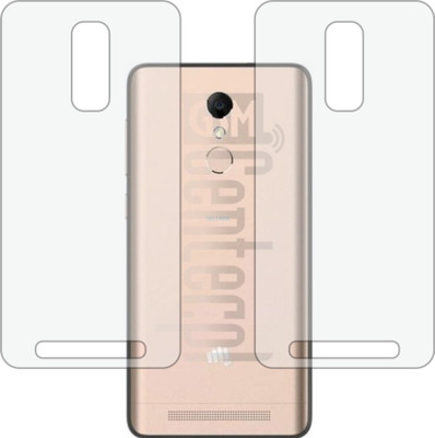 TELTREK Back Screen Guard for MICROMAX CANVAS JUICE A1 PLUS Q4260 (Matte Finish)(Pack of 2)