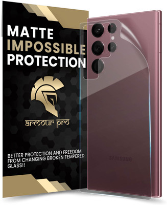 ArmourPro Back Screen Guard for Samsung Galaxy S22 Ultra 5G, Samsung S22 Ultra 5G, S22 Ultra 5G, ( Impossible 4 Layer Nano Flexible Fiber ), (Matte Finish)(Pack of 1)