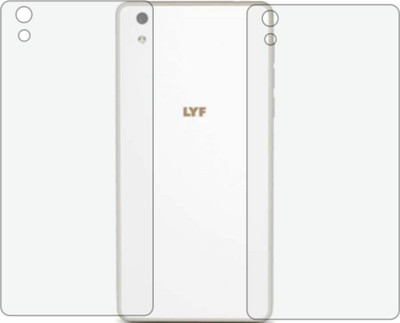 TELTREK Back Screen Guard for RELIANCE JIO LYF WATER 6 (Matte Finish)(Pack of 2)