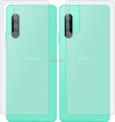 MOBART Back Screen Guard for SONY XPERIA 10 IV (Matte Finish)(Pack of 2)