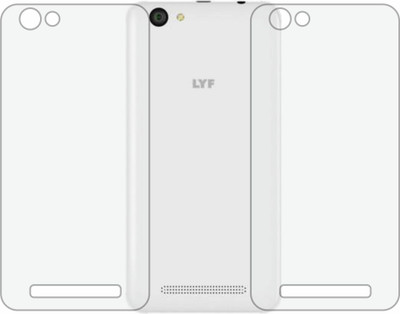 TELTREK Back Screen Guard for JIO LYF FLAME 1 (Matte Finish)(Pack of 2)
